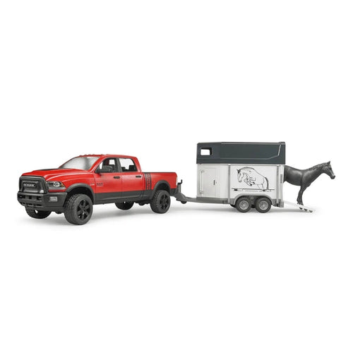 02501 RAM 2500 POWER WAGON WITH HORSE TRAILER