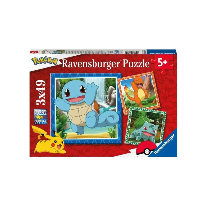 PUZZLE 05586 POKEMON 3X49PCS