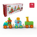 PH05C010 WOODEN ANIMAL TRAIN