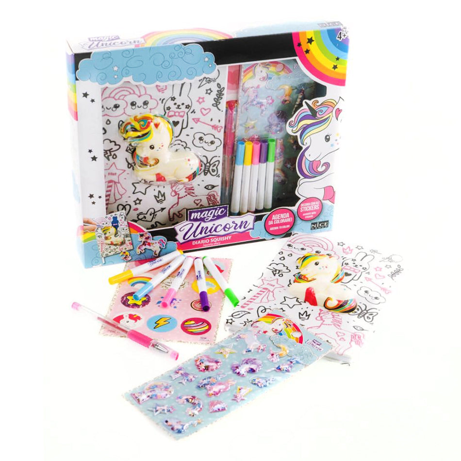 02058 MAGIC UNICORN SQUISHY DIARY