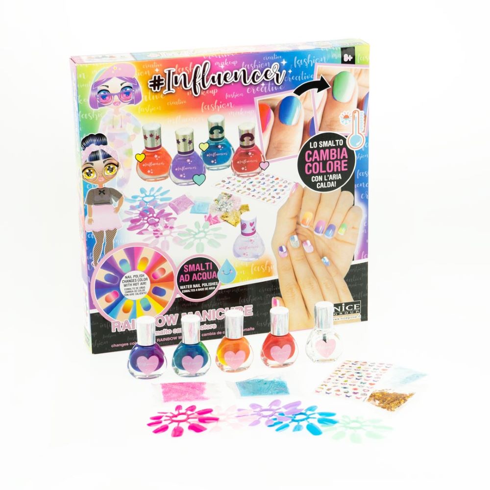 92052 INFLUENCER RAINBOW MANICURE