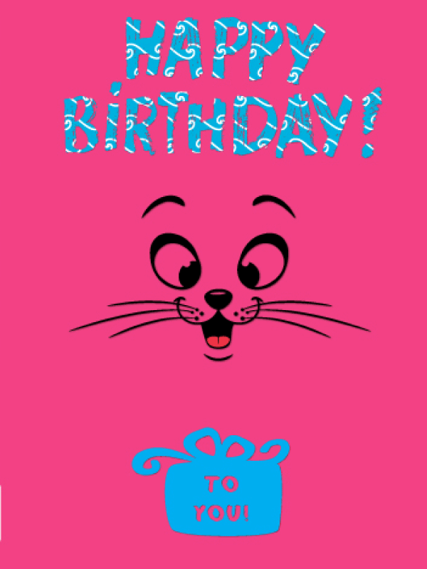 Birthday Greeting Card - A1827
