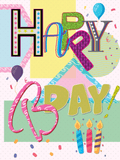 Birthday Greeting Card - A1840
