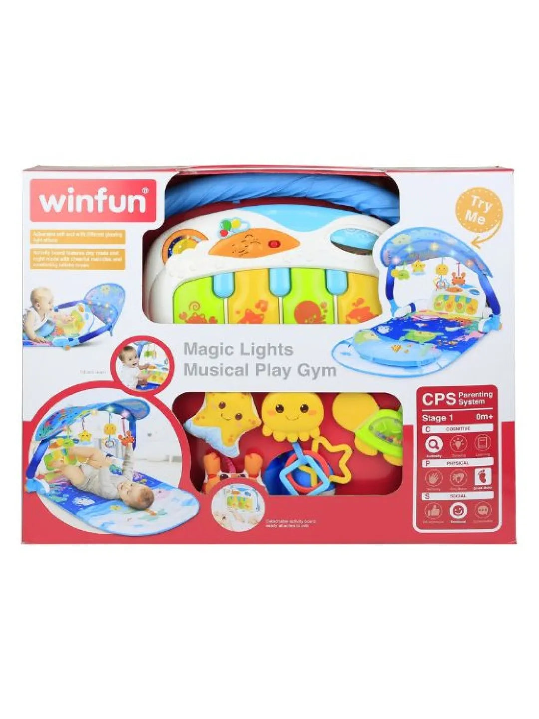 WF00860 MAGIC LIGHTS MUSICAL PLAY GYM