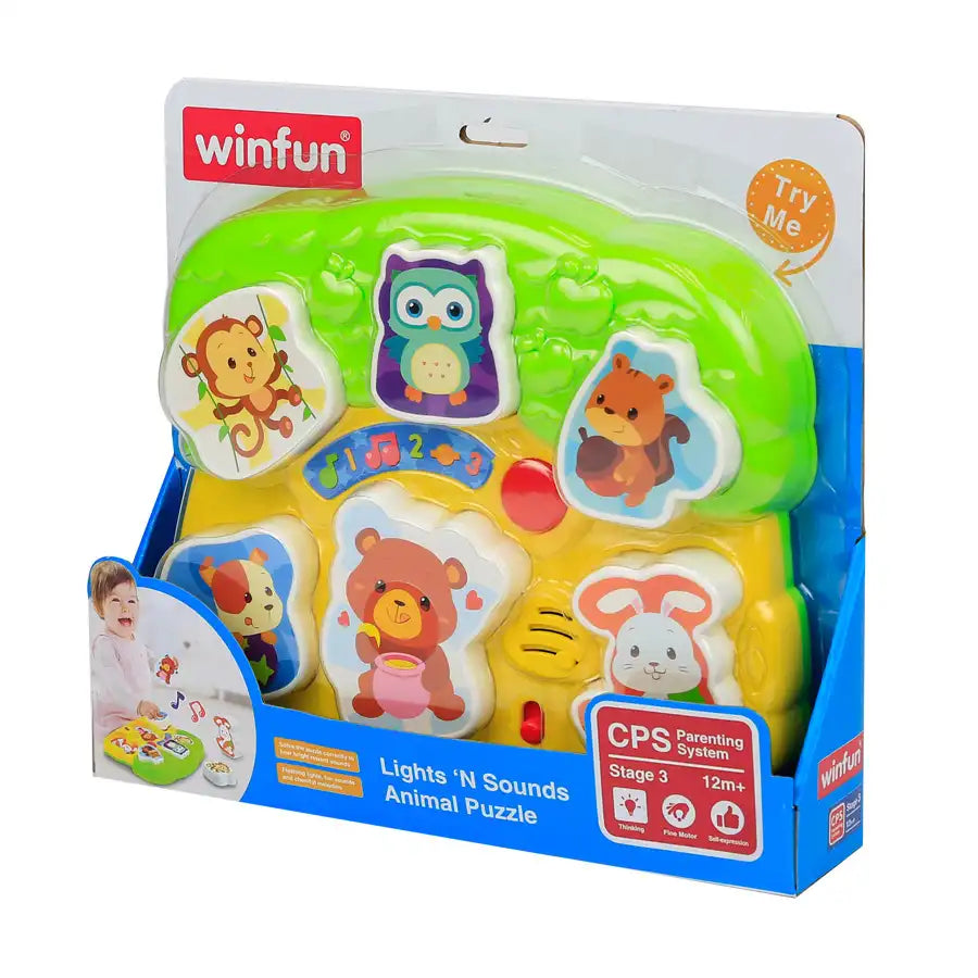 000771 LIGHTS N SOUNDS ANIMAL PUZZLE
