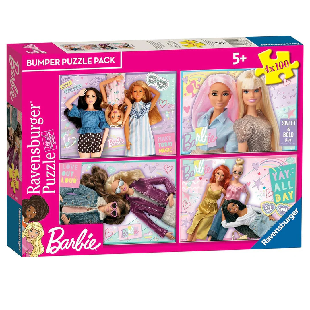 PUZZLE 01077 BARBIE 4X100PCS