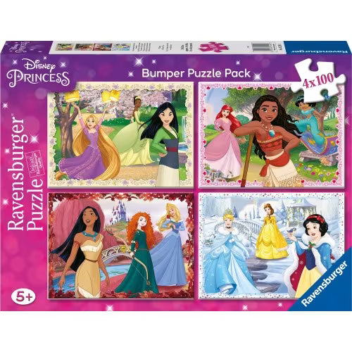 PUZZLE 05229 PRINCESS 4X100PCS