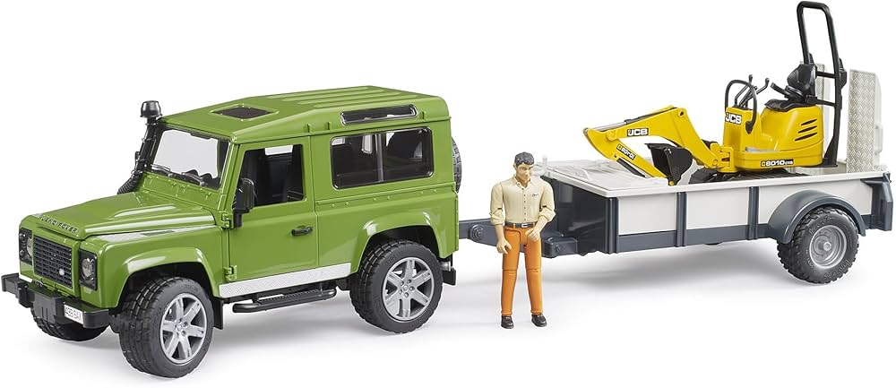 02593 LAND ROVER DEFENDER WITH TRAILER