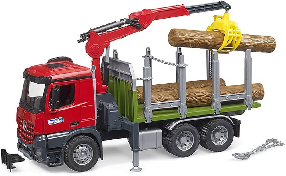 03669 MB AROCS TIMBER TRUCK WITH LOADING CRANE