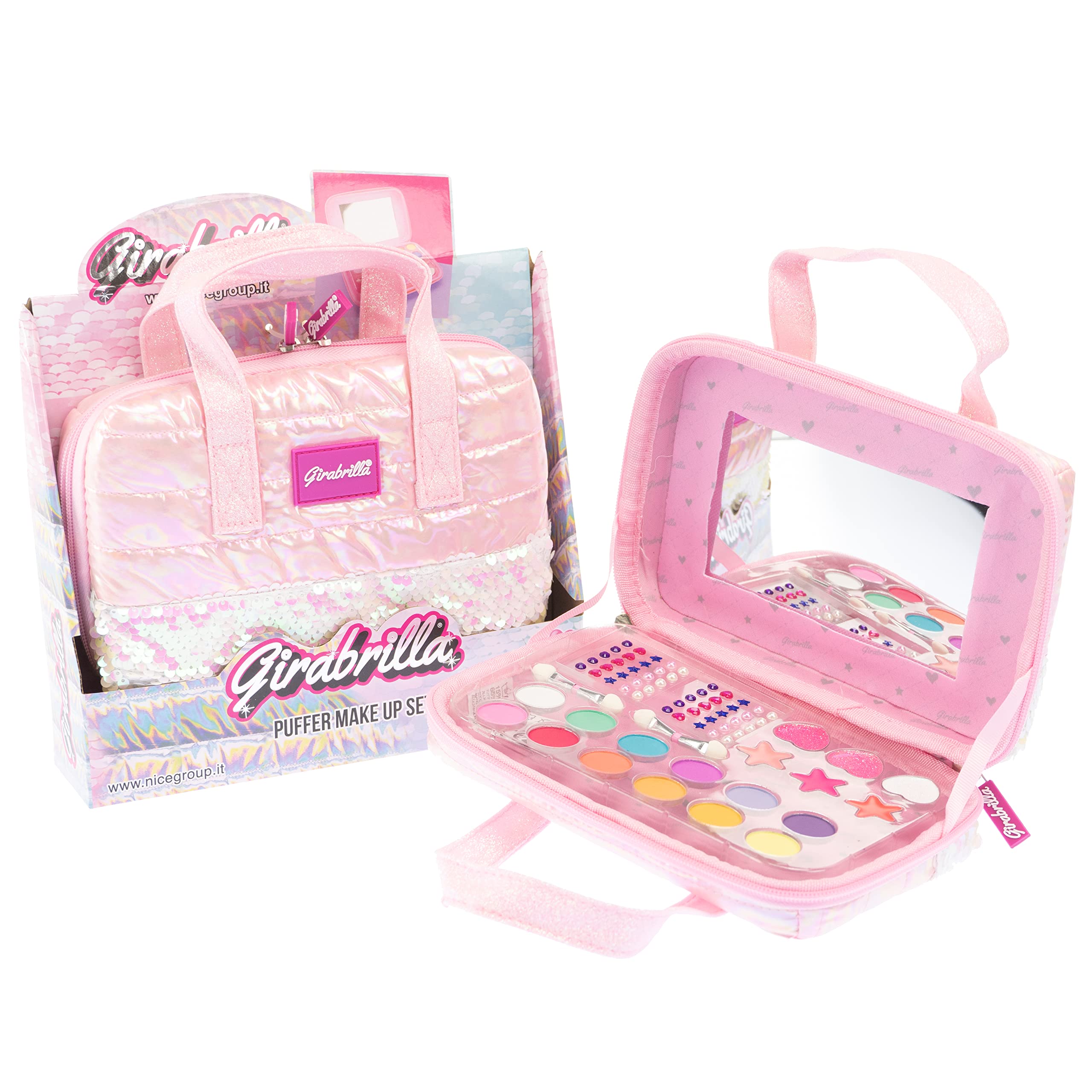 19028/19042 GIRABRILLA PUFFER MAKE UP SET
