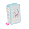 19025 GIRABRILLA UNICORN PUFFER PENCIL CASE
