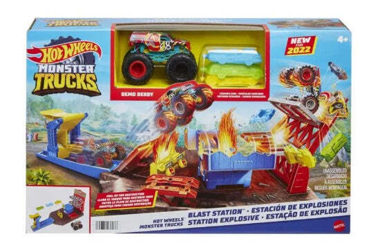 HFB12 HW MONSTER TRUCKS BLAST STATION