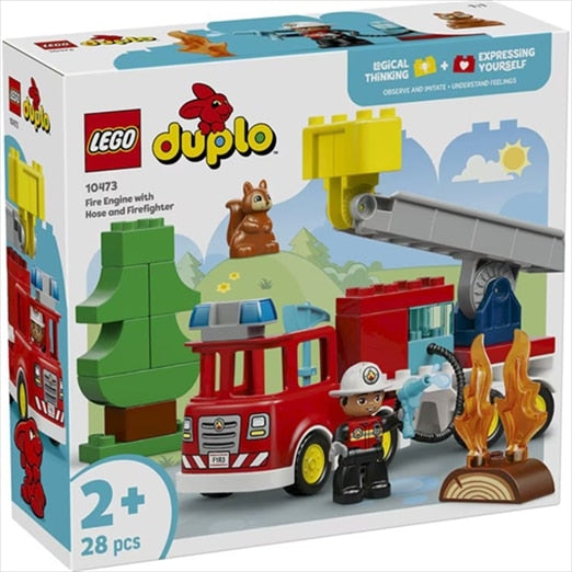 LEGO 10473 Fire Truck With Hose And Firefighter