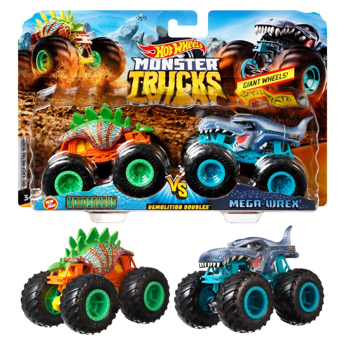 MTFYJ64. HW OXHMATA MONSTER TRUCKS 2PCS