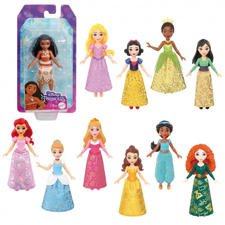 MTJDP61 DISNEY PRINCESS MINI DOLLS
