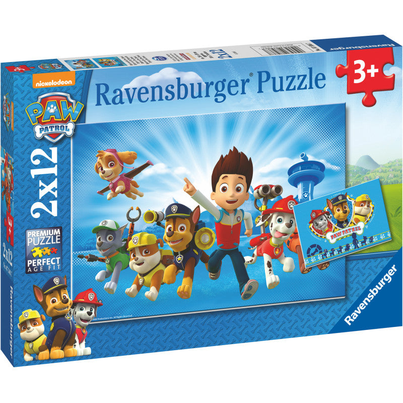 PUZZLE 07586 PAW PATROL 2X12PCS
