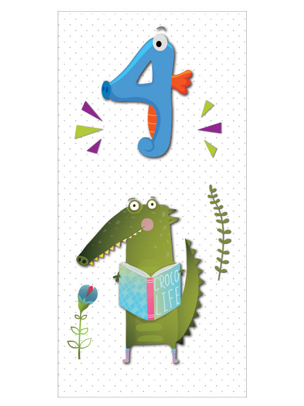Age 4 Birthday Card - R2249