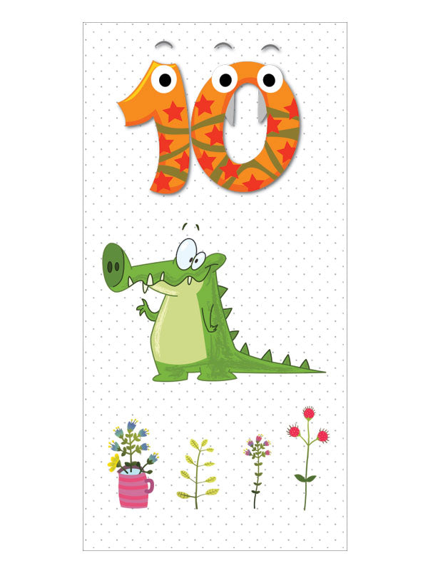 Age 10 Birthday Card - R2255