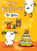 Birthday Greeting Card - SO-6020