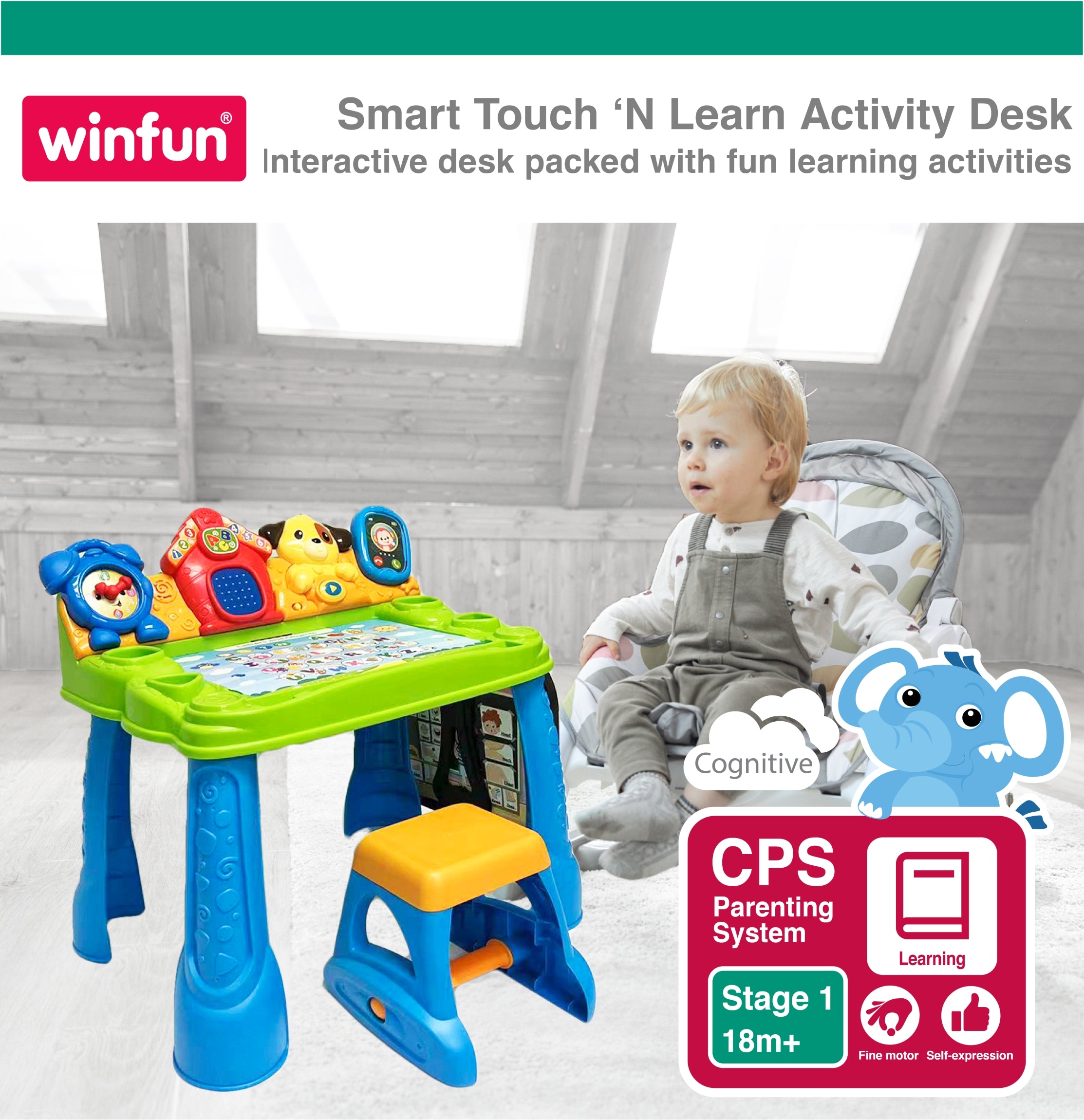 WF 001207 SMART TOUCH N LEARN ACTIVITY DESK