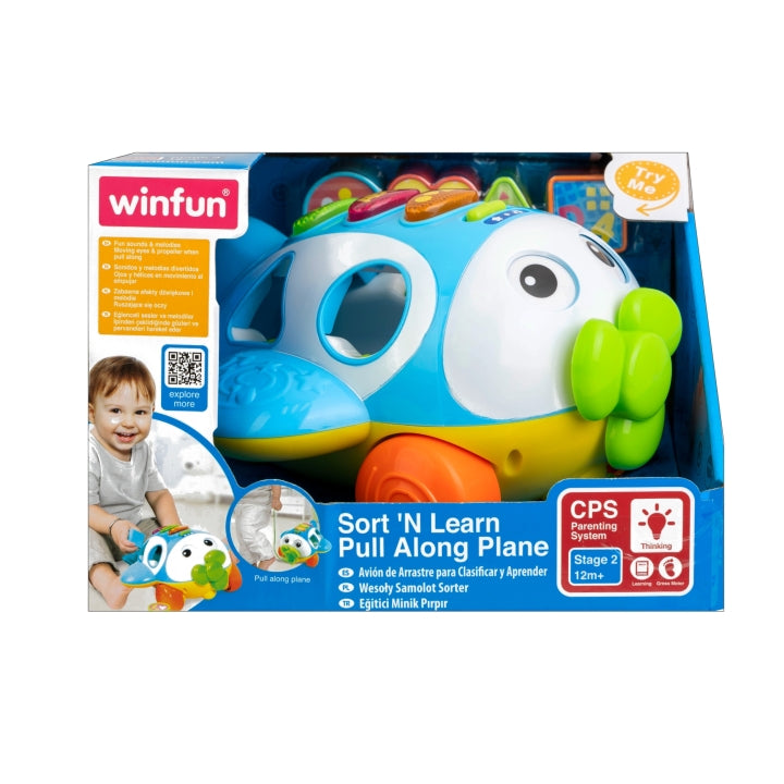 WF 01505 SORT N LEARN PULL ALONG PLANE