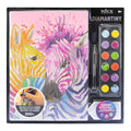 96602/96332 DIAMANTINY LEVEL UP WATERCOLOR ZEBRAS