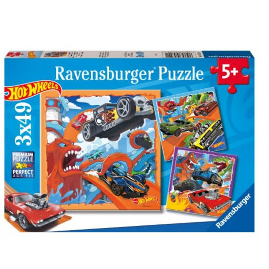 PUZZLE 05722 HOT WHEELS 3X49