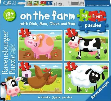 PUZZLE 07302 ON THE FARM 2/3/4/5 PCS