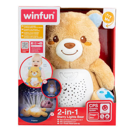 WF 00825 2 IN 1 STARRY LIGHTS BEAR