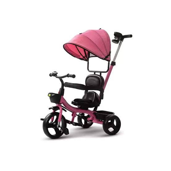CHILDREN TRICYCLE NP33088 BLUE RED PINK