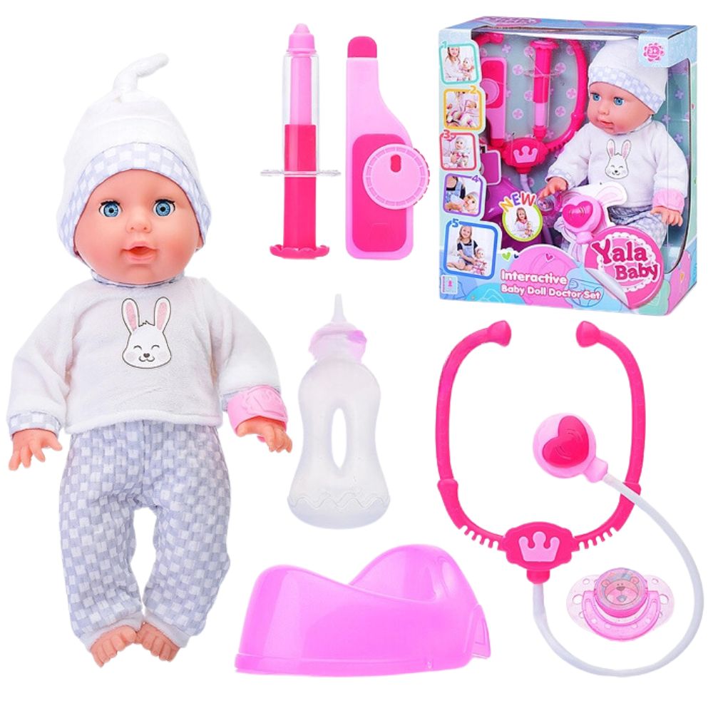 Yala Baby Drink & Wet Doll Medical Σετ