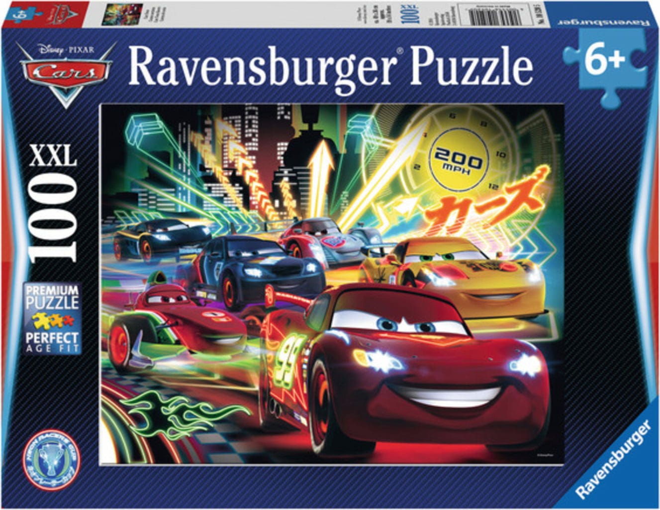 PUZZLE 10520 CARS NEON 100XXL PCS