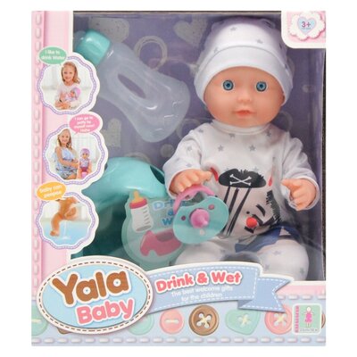 Yala Baby Drink & Wet With Bottle & Backpack